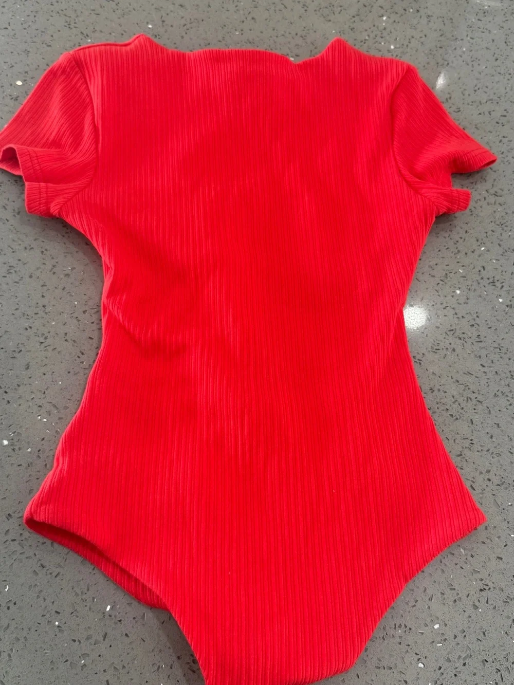 Princess Polly Red Ribbed Tank Top - Picture 8 of 9